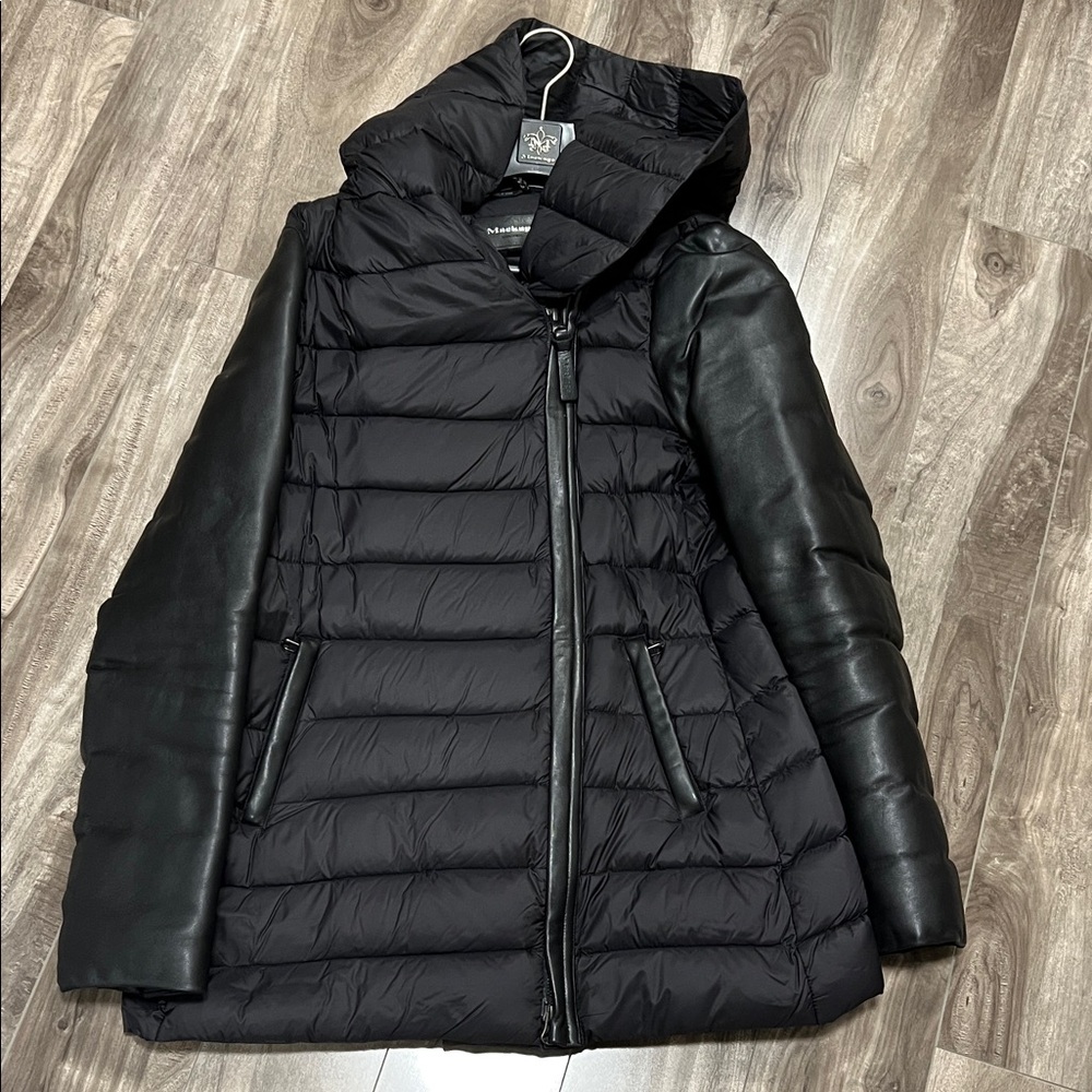 🔥🔥MACKAGE – Rudy Pillow Collar Down Jacket-BLACK/L